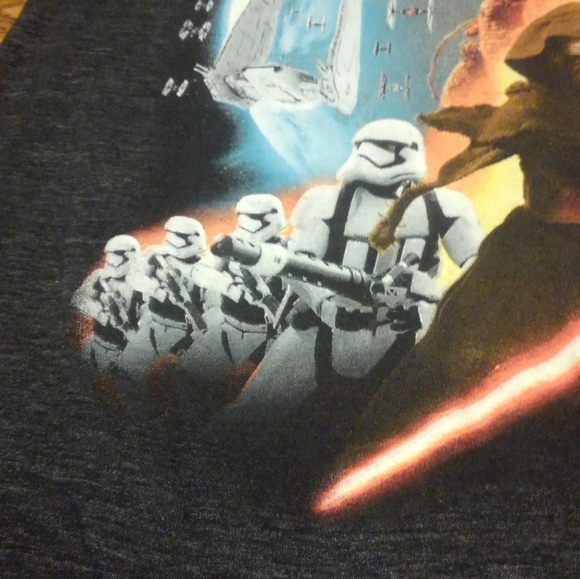 🔥🤖 Kylo Ren ✨️Star Wars Shirt Medium New Order Jedi 💎 Darth Vader Han Solo - Picture 5 of 11